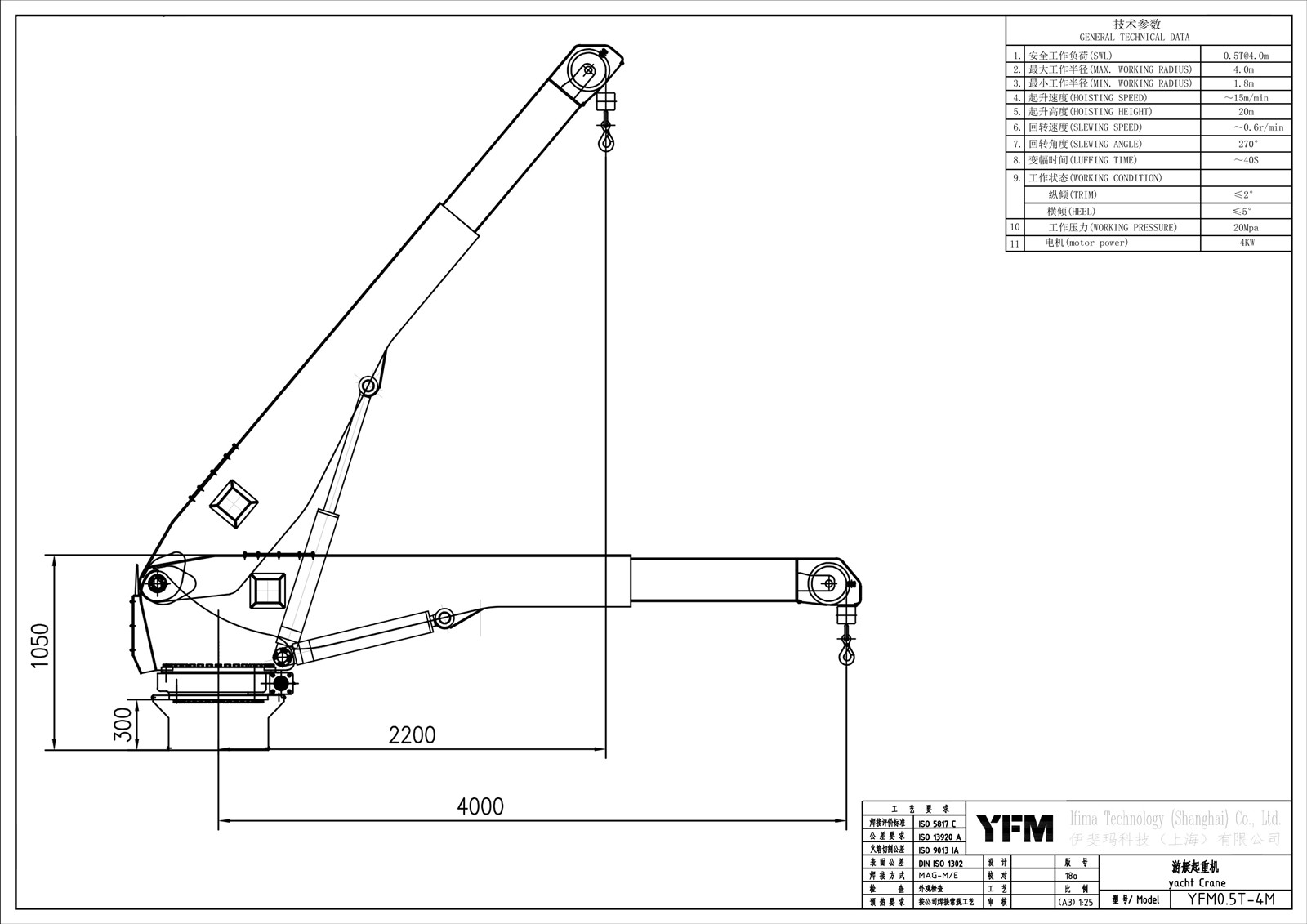 yacht crane yacht crane